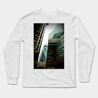 30 St Mary Axe The Gherkin London England Long Sleeve T-Shirt